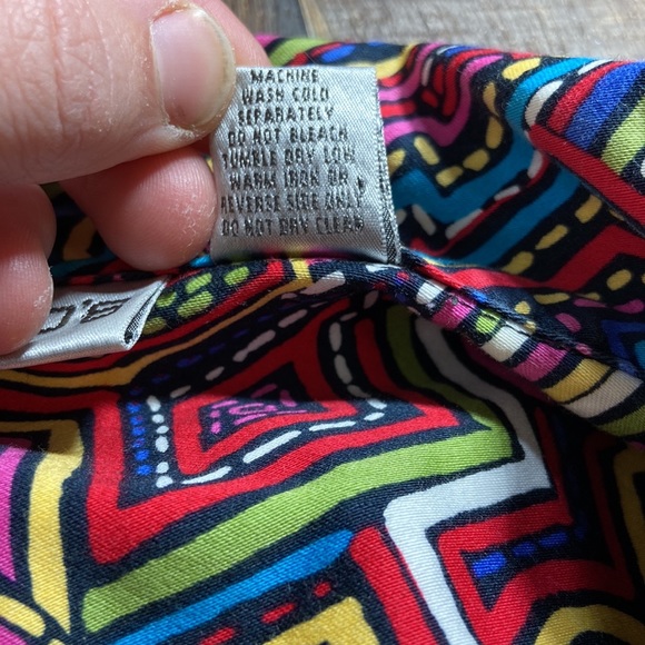 Chico’s Multi Color Zipper Jacket Chicos Size 2 Large 12 - Picture 11 of 13